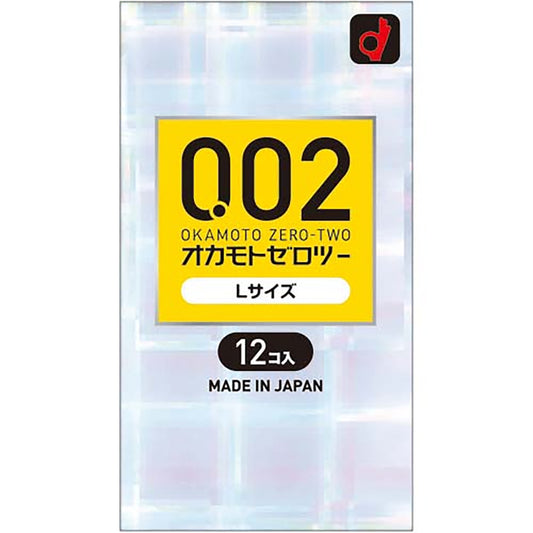 Okamoto Zero Two 0.02 Latex-Free Condoms 12pcs/Box (Large Size)