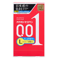 Okamoto Zero One 0.01 Rich Lubricant Latex-Free Condoms 3pcs/Box (Large Size)